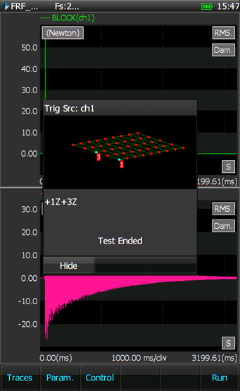 Modal Data Acquisition Using CoCo Testing Plan on CoCo-80X/90X